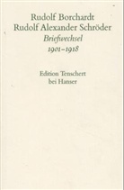 Rudolf Borchardt, Rudolf Alexander Schröder, Gerhard Schuster, Hans Zimmermann - Gesammelte Briefe - Bd.3: Briefwechsel mit Rudolf A. Schröder 1901-1945, Kommentarband