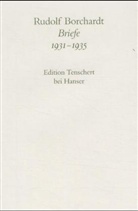Rudolf Borchardt, Gerhard Schuster, Hans Zimmermann - Gesammelte Briefe - Bd.1: Dokumente, Chronik. Tl.1