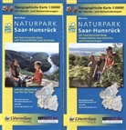 Landesam für Vermessung und Geobasisinfor - Topographische Freizeitkarten Rheinland-Pfalz: Topographische Karte Rheinland-Pfalz Naturpark Saar-Hunsrück, West/Ost, 2 Bl.