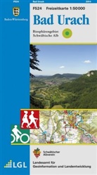 Landesamt für Geoinformation und Landentwicklung B, Landesam für Geoinformation und Landentwi, Lg, LGL - Topographische Freizeitkarten Baden-Württemberg - Bl.F524: Topographische Freizeitkarte Baden-Württemberg Bad Urach