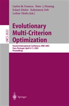 Kalyanmoy Deb, Deb. K., P. J. Fleming, Peter J. Fleming, C. M. Fonseca, Carlos M. Fonseca... - Evolutionary Multi-Criterion Optimization