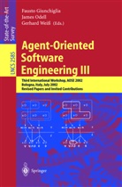 F. Giunchiglia, Fausto Giunchiglia, J. Odell, Jame Odell, James Odell, G. Weiss... - Agent-Oriented Software Engineering III