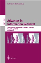 Fabrizi Sebastiani, Fabrizio Sebastiani - Advances in Information Retrieval
