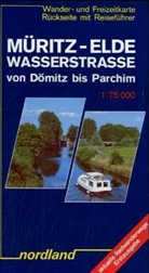 Peter Kast - Nordland Karten: Nordland Karte Müritz-Elde-Wasserstraße, von Dömitz bis Parchim