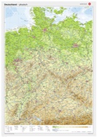 Westermann Posterkarten: Westermann Deutschland, physisch, Posterkarte