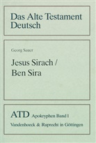 Georg Sauer - Das Alte Testament Deutsch (ATD), Apokryphen - 1: Jesus Sirach / Ben Sira