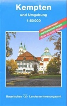 Topographische Karten Bayern - Bl.17: Kempten und Umgebung