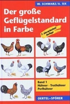 Schwar, W. Schwarz, SIX, A. Six, Armin Bearb. v. Six, Armi Six - Der große Geflügelstandard in Farbe - 1: Hühner, Truthühner, Perlhühner