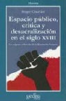 Roger Chartier - Espacio público, crítica y desacralización en el siglo XVIII : los orígenes culturales de la Revolución francesa