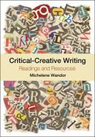 Michelene Wandor - Critical-Creative Writing