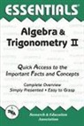 Editors of Rea, James R. Ogden, Rea, Research &amp; Education Association, Research and Education Association, Staff of Research Education Association - Algebra & Trigonometry II