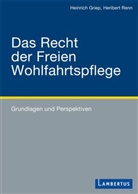 Grie, Heinrich Griep, Renn, Heribert Renn - Das Recht der Freien Wohlfahrtspflege