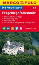 Die Freizeitkarte - Bl.63: Die Freizeitkarte Erzgebirge, Chemnitz