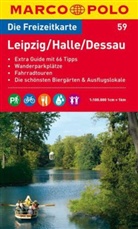 Die Freizeitkarte - Bl.59: Die Freizeitkarte Leipzig, Halle, Dessau