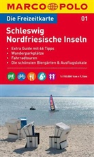 Die Freizeitkarte - Bl.1: Die Freizeitkarte Schleswig, Nordfriesische Inseln