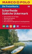 Die Freizeitkarte - Bl.66: Die Freizeitkarte Schorfheide, Südliche Uckermark