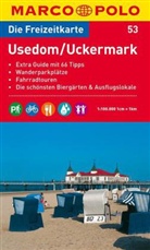 Die Freizeitkarte - Bl.53: Die Freizeitkarte Usedom, Uckermark