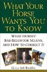 G. Bucklin, Gincy Self Bucklin, Bucklin G. - What Your Horse Wants You to Know