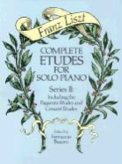 Classical Piano Sheet Music, Franz Liszt, Franz/ Busoni Liszt, Busoni, Ferruccio Busoni - Complete Etudes for Solo Piano, Series II