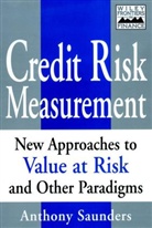 A Saunders, Anthony Saunders, Saunders Anthony - Credit Risk Measurement