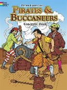 Coloring Books, Peter F Copeland, Peter F. Copeland, Pirates - Pirates and Buccaneers Coloring Book