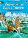 Coloring Books, Peter F. Copeland, Pirates - Shipwrecks and Sunken Treasures Coloring Book