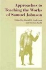 ANDERSON, David R./ Kolb Anderson, David Anderson, David R. Anderson, David Robert Anderson, Gwin J Kolb... - Approaches to Teaching the Works of Samuel Johnson