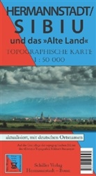 Anselm Roth - Hermannstadt / Sibiu und das 'Alte Land', Topographische Karte