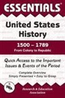 Research &amp; Education Association, Steven E Woodworth, Steven E. Woodworth, Steven E. (EDT) Woodworth - United States History 1500-1789