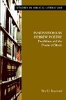 Eric D. Reymond - Innovations in Hebrew Poetry