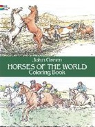 Coloring Books, Dover Coloring Book Editors, John Green - Horses of the World Colouring Book