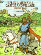 Coloring Books, John Green, Green John - Life in a Medieval Castle Coloring Book