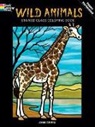 Coloring Books, John Green - Wild Animals Stained Glass Colouring Book