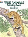 Coloring Books, Dover Coloring Books, John Green - Wild Animals Coloring Book