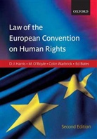 &amp;apos, Edward Bates, Mike Warbrick boyle, Thomas Harris, O&amp;apos, M. OBoyle... - Law of the European Convention on Human Rights