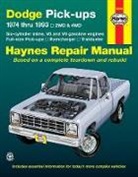 David Hayden, David/ Storer Hayden, John Haynes, Haynes Publishing - Dodge Pick-Ups Automotive Repair Manual