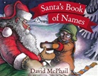 David McPhail, David M. McPhail, David McPhail - Santa's Book Of Names