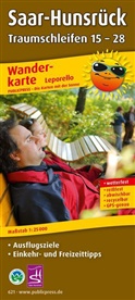 PublicPress Wanderkarten: PublicPress Wanderkarte Saar-Hunsrück Traumschleifen 15-28, 14 Teilkarten