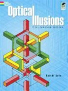 Coloring Books, Coloring Books for Adults, Sato, Koichi Sato - Optical Illusions Coloring Book