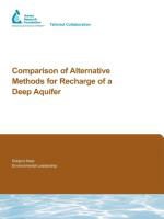 J Forbes, J. Forbes, J. Etc Forbes, W Hahn, W. Hahn, W. Etc. Hahn... - Comparison of Alternative Methods for Recharge of a Deep Aquifer - Project 90962f