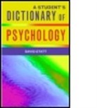 David A. Statt, STATT DAVID A, Statt David A. - A Student's Dictionary of Psychology
