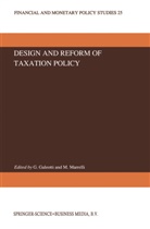 Galeotti, P Galeotti, P. Galeotti, Marrelli, Marrelli, Massimo Marrelli - Design and Reform of Taxation Policy