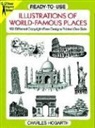 Charles Hogarth - Ready-To-Use Illustrations of World-Famous Places