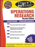 Richard Bronson, Bronson Richard, Covindasami Naadimuthu, Govindasami Naadimuthu, Naadimuthu Govindasami - Schaum's Outline of Operations Research