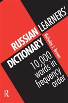 Nicholas Brown, Nicholas J Brown, Nicholas J. Brown - Russian Learner's Dictionary
