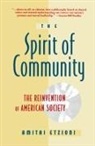Amitai Etzioni - Spirit of community
