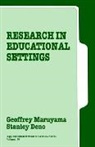 Stanley Deno, Stanley L. Deno, Geoffrey Maruyama, Geoffrey Deno Maruyama, Geoffrey M. Maruyama, Geoffrey M. Deno Maruyama... - Research in Educational Settings