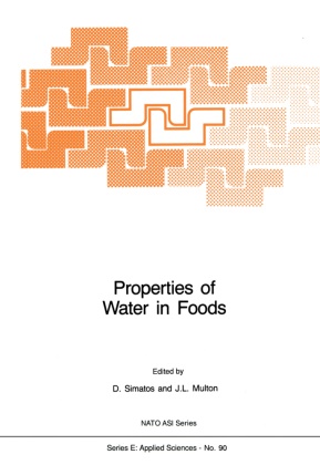 L Multon, L Multon, J. L. Multon, J.l. Multon, Simatos, … - Properties of Water in Foods