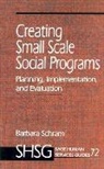 Barbara Schram, Barbara A. Schram - Creating Small Scale Social Programs