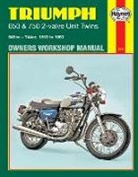 J. R. Clew, Jeff Clew, John Haynes, John Harold Haynes, Haynes Publishing, Chris Rogers - Triumph 650 & 750 2-Valve Twins Owners Workshop Manual/1963 to 1983
